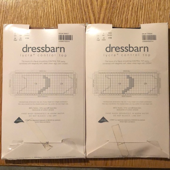dressbarn Intimates & Sleepwear Lycra Control Top Pantyhose Poshmark